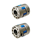 Claw pin couplings / grub screw clamping, hub clamping / pins: Nylon, PU / Body: aluminium