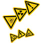 小心/警告/危險三角形貼紙（MISUMI）