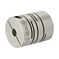 Flexible Couplings - Slotted type, clamped, duraluminum.