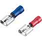 250 Series Crimp Terminal - Blade, Quick-Disconnect, Insulated, Receptacle, MTR-F