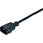 Cable de CA: longitud fija, UL/CSA, un solo lado, enchufe recto C13