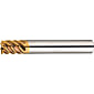 TSC Series Carbide High-helical End Mill (for Shrink Fit Holder/Cutting Edge Deflection Accuracy of 5μm or Less), Multi-flute, 53° Spiral/Stub Model