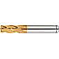 AS Coated Powdered High-Speed Steel Radius End Mill, 4-Flute/Short