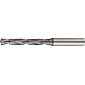 Carbide Solid Drill Bits - End Mill Shank, Corrugated Cutting Edge, TiAlN Coated, Regular
