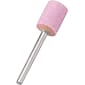 Mounted Points - Pink Grindstone with Shank, PA Abrasive Grain