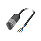 Sensor / actuator connector (pre-fab) Plug, straight