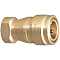冷卻高流量管接頭 -簡易･雙閥/插座･管栓/配管安裝用-