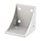 Tabbed Reversal Bracket - For 2 Slots - For 6 Series (Slot Width 8 mm) Aluminum Frame, 8 Mounting Holes Type
