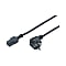 AC Cord, Fixed Length (VDE), With Both Ends, Right Angle Cord