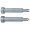 Konturkernstifte / zylindrisch / HSS, Werkzeugstahl / L 0,01mm / abgesetzt / Stirnform wählbar