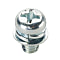 Cross-Head Pan Head Screw With Captive Washer - Single Item / Small Box