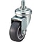 螺牙栓入型腳輪　輕荷重･活動型　車輪材質：TPE