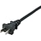 AC Cord, Fixed Length (CCC), Single-Side Cut-Off Plug, Black