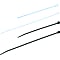 Cable Ties - Standard White, Weather-Resistant Black