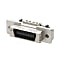 PCR Half Pitch Male Press-fit/Panel Mountable Connector