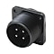 CE05/JL04V European Standard/Waterproof Panel Mountable Receptacle (Screw)