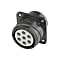 JL05 Waterproof Panel Mountable Receptacle (Bayonet Lock)