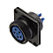 NJW Waterproof Panel Mountable Receptacle (Screw)
