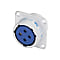 NET European Standard Panel Mountable Receptacle (Screw)
