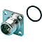 R04係列圓形連接器——防水、法蘭、麵板安裝插頭