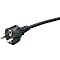 AC線 固定長度（VDE）單側平型插頭 電纜線形狀: 圓形