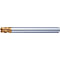 TSC series carbide radius end mill, high-feed, high-rigidity, 4-flute, 45° spiral / stub model