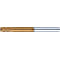 TSC series carbide radius end mill, 4-flute, 45° spiral / short, long neck model