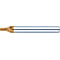 TSC series carbide end mill for runner grooves, for tapered ball runner grooves / 2-flute