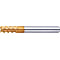 TSC係列硬質合金方形立銑刀，用於不鏽鋼加工，三槽，60°螺旋/短型