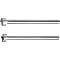 硬質合金t型槽銑刀，2槽/ 4槽，細柄，方形