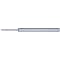 Cutter for Pin Point Gate (Opening), for Tip Machining / 2-Flute / Straight Edge