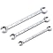 Double-ended flare nut wrench
