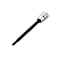 Long Ball Point Hex Bit Socket (9.5 mm Insertion Angle, Inch Size)