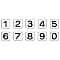 JIS Safety Display Stickers, Numeric
