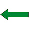 JIS Pipe Identification Direction Indicating Sticker: Arrow