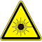 Laser warning label laser A (large)