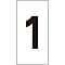 Numerical Sticker 1