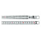Crack measure, linear scale with light-interval scale