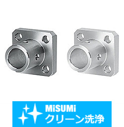 【クリーン洗浄品】シャフトホルダ　-ブラケット型スタンダードタイプ-　-取付穴キリ穴