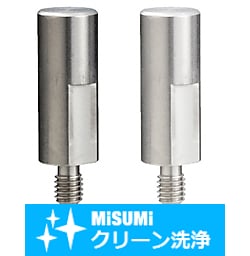 【クリーン洗浄品】高さ調整ピン　フラットタイプ　－おねじ－