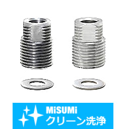 【クリーン洗浄品】レベル調整ねじ　調整用大穴・スパナ掛けタイプ