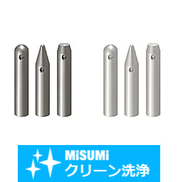 【クリーン洗浄品】ラフガイドピン　内ねじタイプ