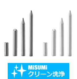 【クリーン洗浄品】小径位置決めピン　高硬度ステンレスストレートタイプ