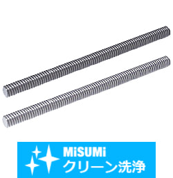 【クリーン洗浄品】３０度台形ねじ　ストレートタイプ