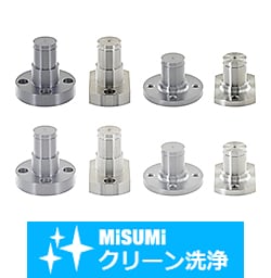 【クリーン洗浄品】片持ちピン　フランジ・止め輪タイプ