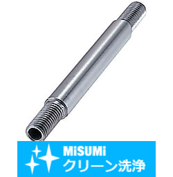 【クリーン洗浄品】厚肉研磨ステンレスパイプ　片端・両端おねじタイプ