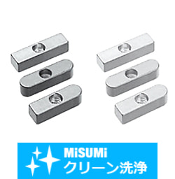 【クリーン洗浄品】平行キー　ザクリ穴タップ付センタータイプ