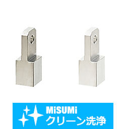 【クリーン洗浄品】ナックルジョイント　－フリ－タイプめねじ－　凹型スタンダード