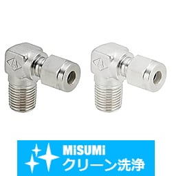 【クリーン洗浄品】ステンレス管用継手　エルボ
