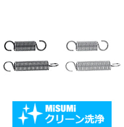 【クリーン洗浄品】引張りばね　－中重荷重・重荷重タイプ－